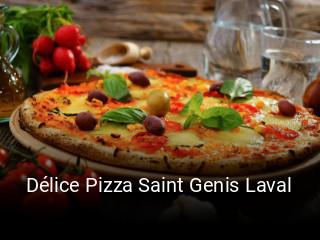 Délice Pizza Saint Genis Laval réservation en ligne