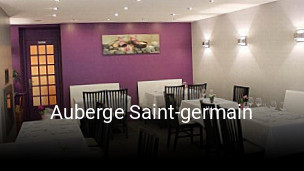 Auberge Saint-germain réservation de table