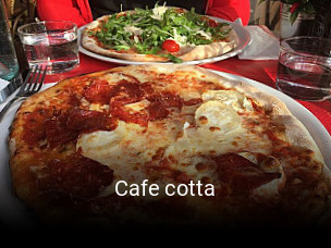 Cafe cotta réservation de table