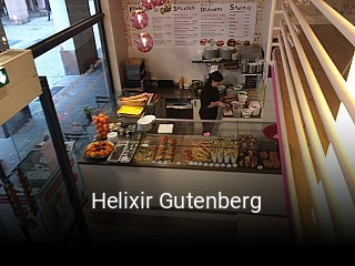 Helixir Gutenberg réservation de table