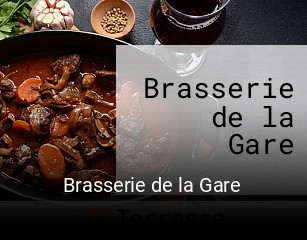 Brasserie de la Gare réservation de table