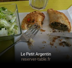 Le Petit Argentin réservation de table