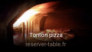 Tonton pizza réservation de table