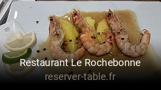 Restaurant Le Rochebonne réservation de table