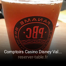 Comptoirs Casino Disney Val D'europe réservation de table
