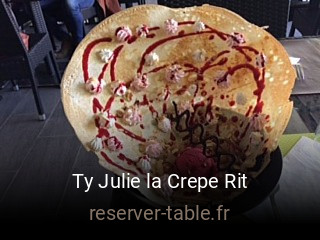 Ty Julie la Crepe Rit réservation de table
