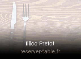 Illico Pretot réservation en ligne