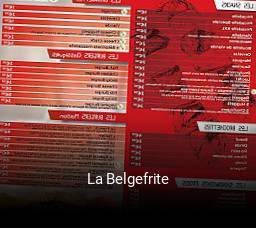 La Belgefrite réservation de table