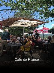 Cafe de France réservation en ligne