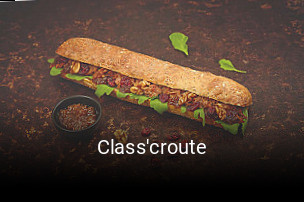 Class'croute réservation de table
