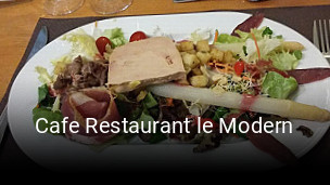 Cafe Restaurant le Modern réservation en ligne
