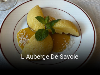 L Auberge De Savoie réservation de table