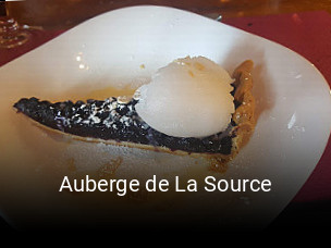 Auberge de La Source réservation de table