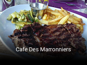 Cafe Des Marronniers réservation