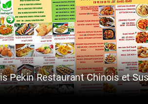 Paris Pekin Restaurant Chinois et Sushi Bar réservation