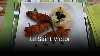 Le Saint Victor réservation de table
