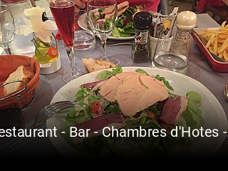 Restaurant - Bar - Chambres d'Hotes - Le Rocher réservation