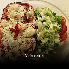 Villa roma réservation de table