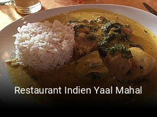 Réserver une table chez Restaurant Indien Yaal Mahal maintenant