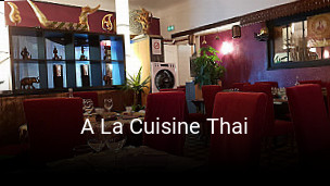 A La Cuisine Thai réservation de table