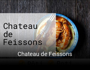 Chateau de Feissons réservation