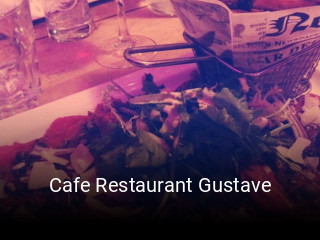 Réserver une table chez Cafe Restaurant Gustave maintenant