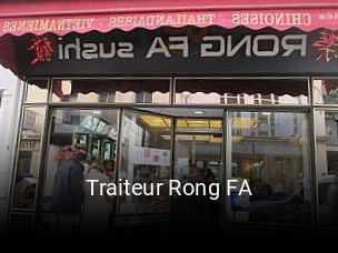 Traiteur Rong FA réservation en ligne
