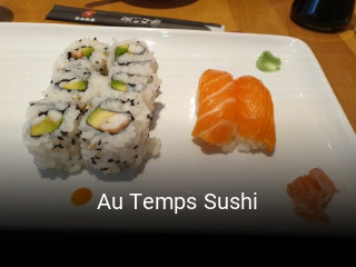 Au Temps Sushi réservation en ligne