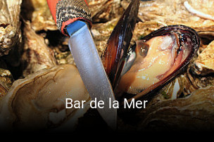 Bar de la Mer réservation