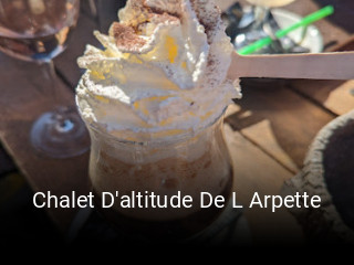 Réserver une table chez Chalet D'altitude De L Arpette maintenant