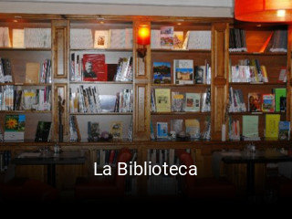 La Biblioteca réservation de table