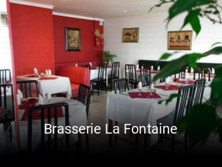 Brasserie La Fontaine réservation en ligne