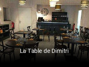 La Table de Dimitri réservation en ligne