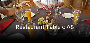 Restaurant Table d'AS réservation en ligne
