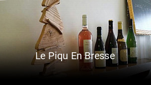Le Piqu En Bresse réservation en ligne