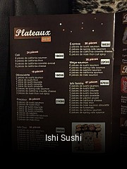 Ishi Sushi réservation de table