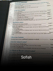 Sofish réservation de table