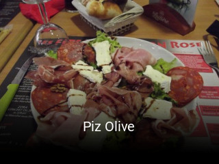 Réserver une table chez Piz Olive maintenant