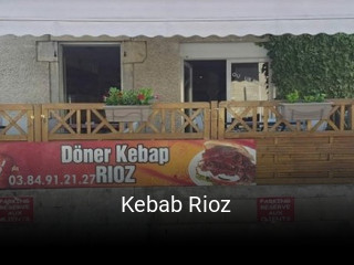 Kebab Rioz réservation de table