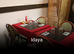 Idaya réservation de table