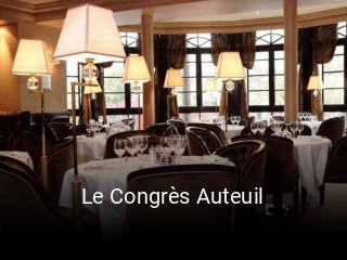 Réserver une table chez Le Congrès Auteuil maintenant