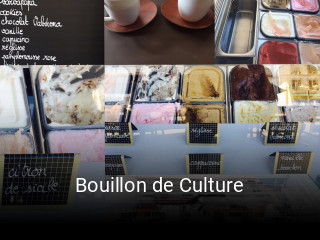 Bouillon de Culture réservation en ligne