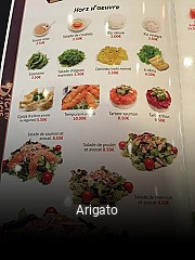 Arigato réservation de table