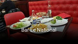 Bar Le National réservation en ligne