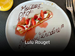 Lulu Rouget réservation de table