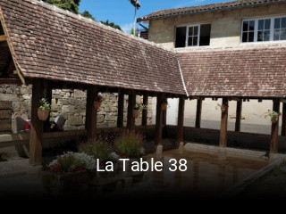 La Table 38 réservation de table