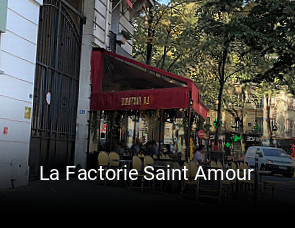 La Factorie Saint Amour réservation de table