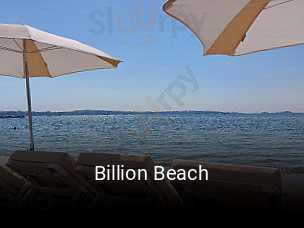 Billion Beach réservation de table