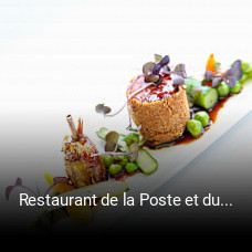 Restaurant de la Poste et du Lion d'Or réservation en ligne
