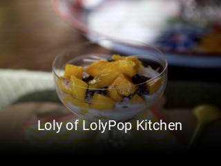 Loly of LolyPop Kitchen réservation de table